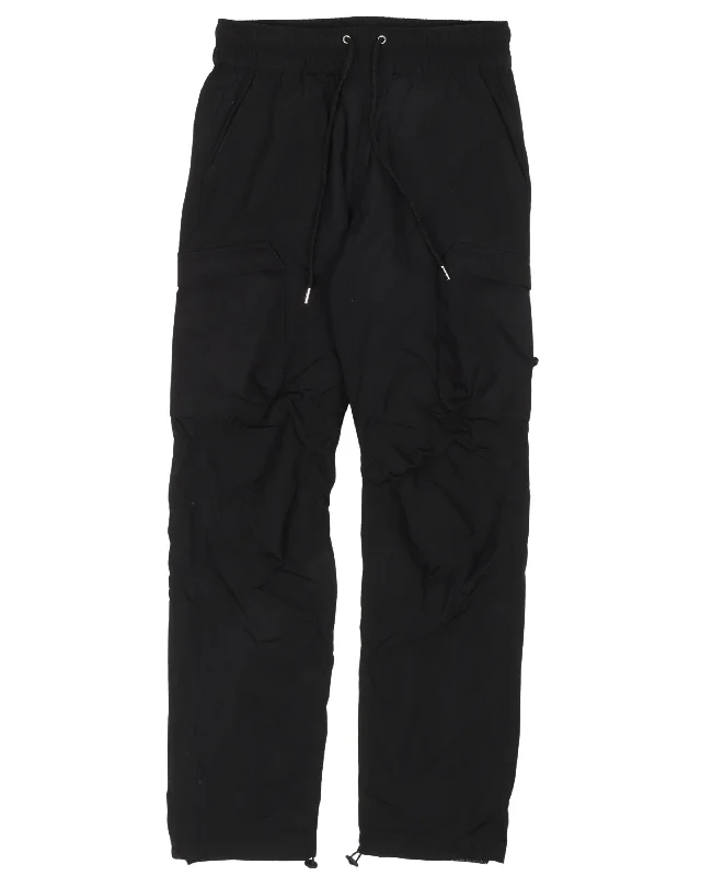 Cargo Nylon Pants Sleek Black Pants