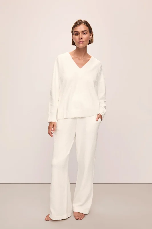 Recycled Boucle Relaxed Fit Pant Slim-Fit Leggings