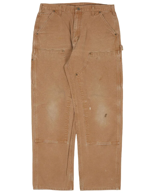 Carhartt Double Knee Carpenter Pants Sleek Black Pants