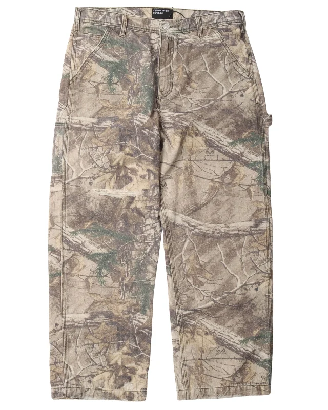 Tree Camouflage Pants Comfortable Pleated Pants