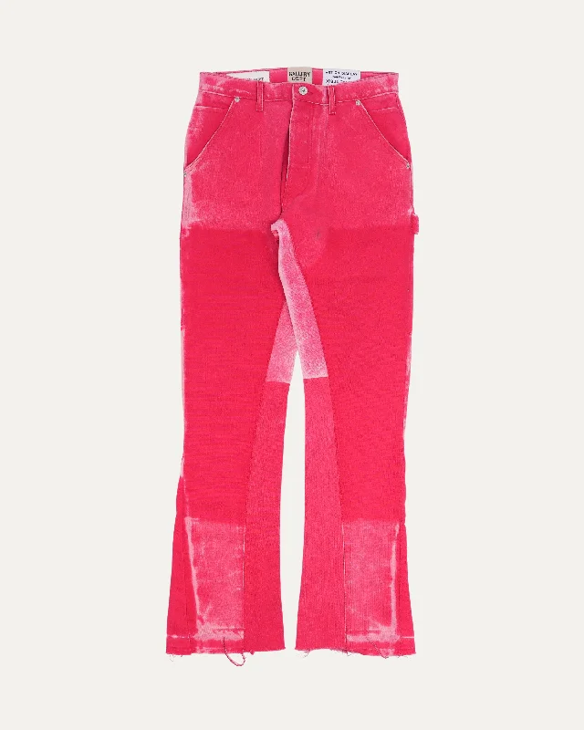 Carpenter Flare Pants Fashionable Tapered Leg Pants
