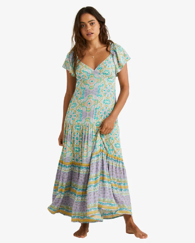 Billabong Summerside Maxi Dress - Sum23 Fashionable High-Low Maxi Dress