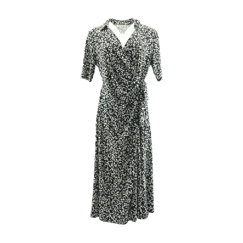 Black Floral Maxi Dress Stylish Longline Maxi Dress