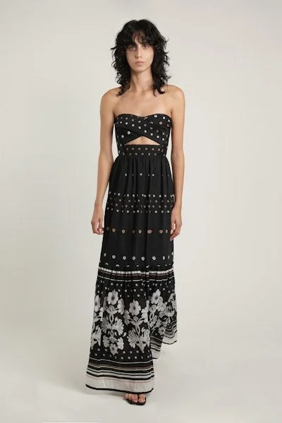 Carminia Floral Maxi Dress Comfortable Bohemian Maxi Dress