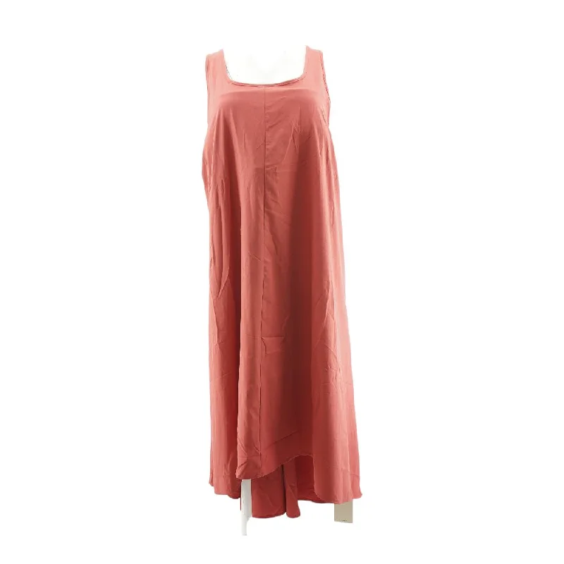 Coral Solid Maxi Dress Classic Strapless Maxi Dress