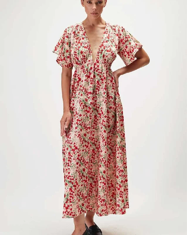 Ellis Maxi Dress Trendy Fit-and-Flare Maxi Dress