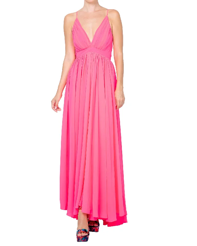 Enchanted Garden Maxi Dress Stylish Maxi Dress with Frills