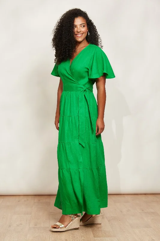 HALCYON MAXI DRESS EMERALD Classic A-Line Maxi Dress
