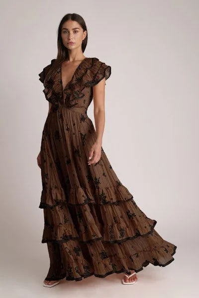 Lir Maxi Dress Fashionable High-Low Maxi Dress