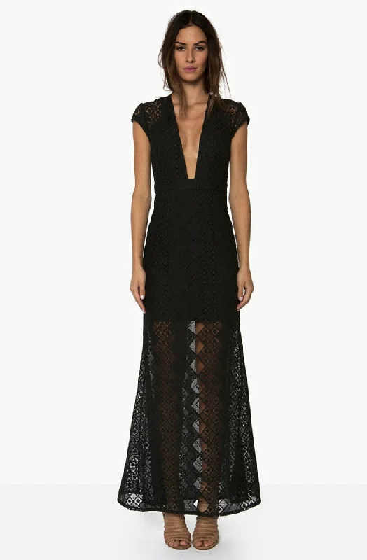 Longitude Maxi Dress Fashionable Faux Wrap Maxi Dress