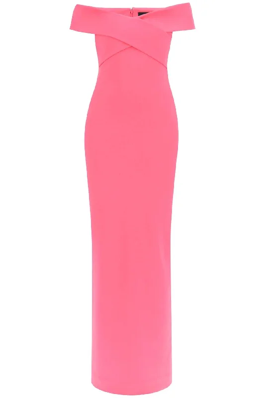 SOLACE LONDON maxi dress ines with Classic Tulle Maxi Dress