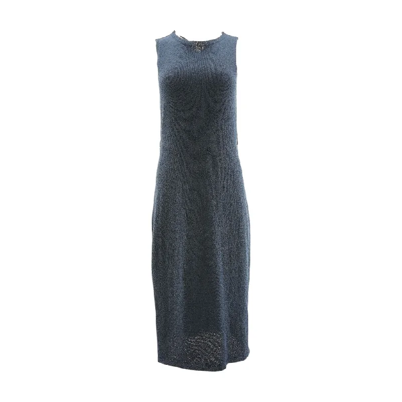 Navy Solid Maxi Dress Stylish Boho Maxi Dress