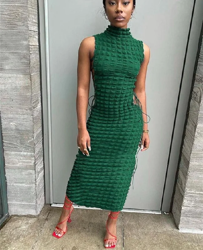 Amazing Stack Solid Color Maxi Dress Summer Clother For Women Elegent Slim Sleveeless Hollow-out Dresses Streetwear Party Comfortable Fit-and-Flare Maxi Dress Amazing Stack Solid Color Maxi Dress Summer Clother For Women Elegent Slim Sleveeless Hollow-out Dresses Streetwear Party Comfortable Fit-and-Flare Maxi Dress