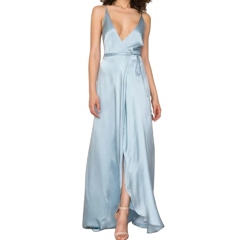 YUMI KIM Women's Antique Blue Rush Hour Maxi Dress #DR1478 NWT Chic Sleeveless Maxi Dress