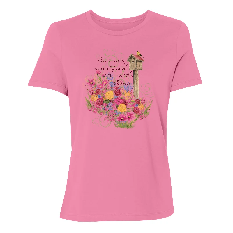 Never Never Women's T-Shirt Hooded Caped Shawl Collar
