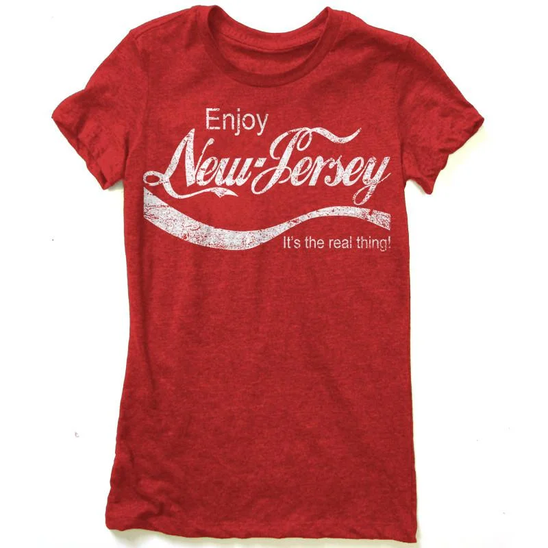 Enjoy New Jersey Girls Shirt Striped Floral Plaid
