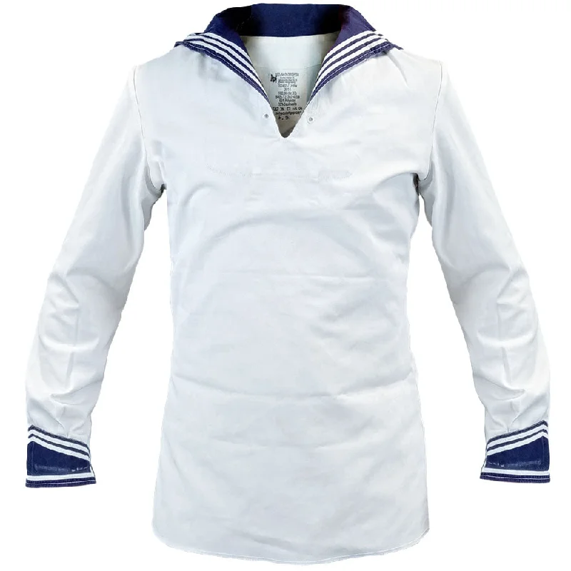 German Navy Sailors Shirt Cotton Fabric Linen Fabric Terry Fabric