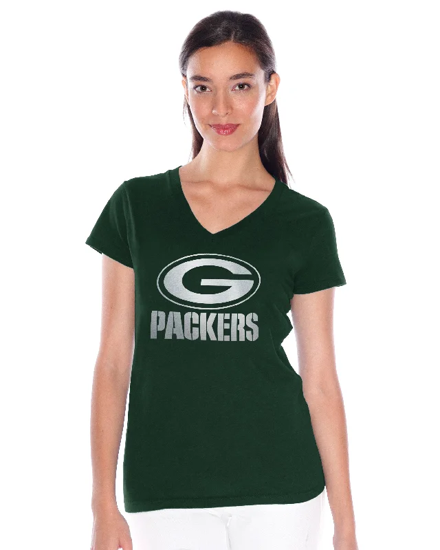 Green Bay Packers Play Action Tee Mesh Blend Leather Blend Suede Blend