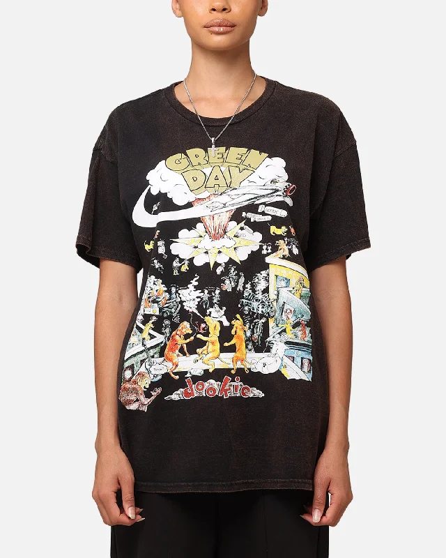 Green Day Dookie Vintage T-Shirt Black Vintage Wool Fabric Cashmere Fabric Tweed Fabric