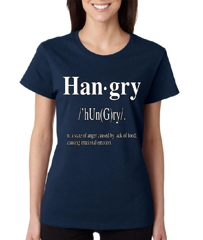 Hangry Women's T-shirt Oversized T-Shirt Spandex breathable