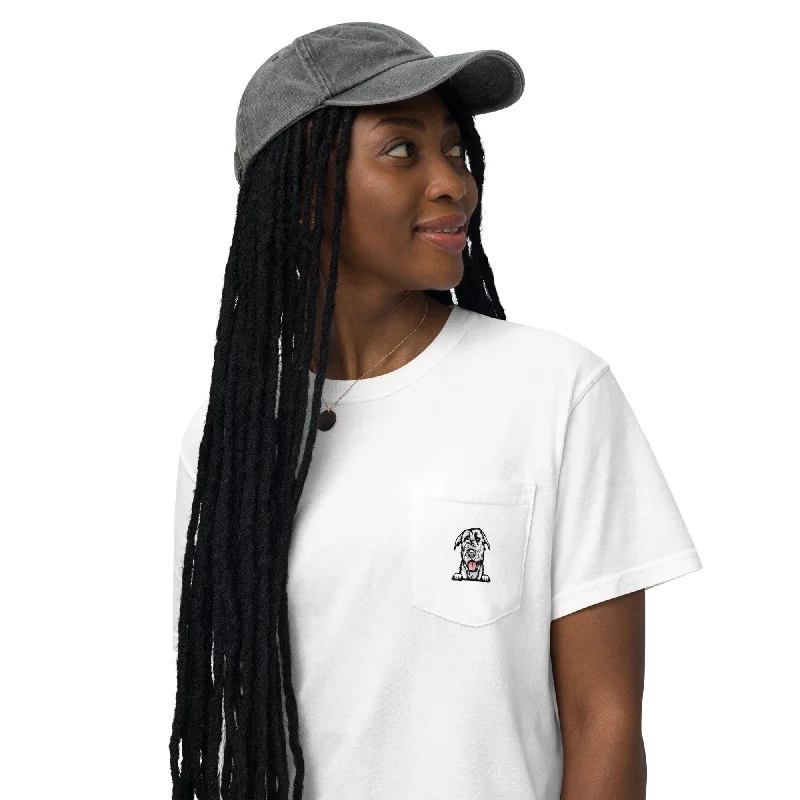Pocket T-Shirts: Personalized with Custom-Breed Dog Faces Thin T-Shirt Open Front Quick Dry Pocket T-Shirts: Personalized with Custom-Breed Dog Faces Thin T-Shirt Open Front Quick Dry