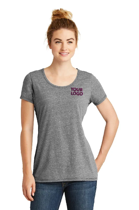 New Era Ladies Tri Blend Performance Customized Tee's, Shadow Grey Cashmere Blend Cotton Blend Poly Blend New Era Ladies Tri Blend Performance Customized Tee's, Shadow Grey Cashmere Blend Cotton Blend Poly Blend