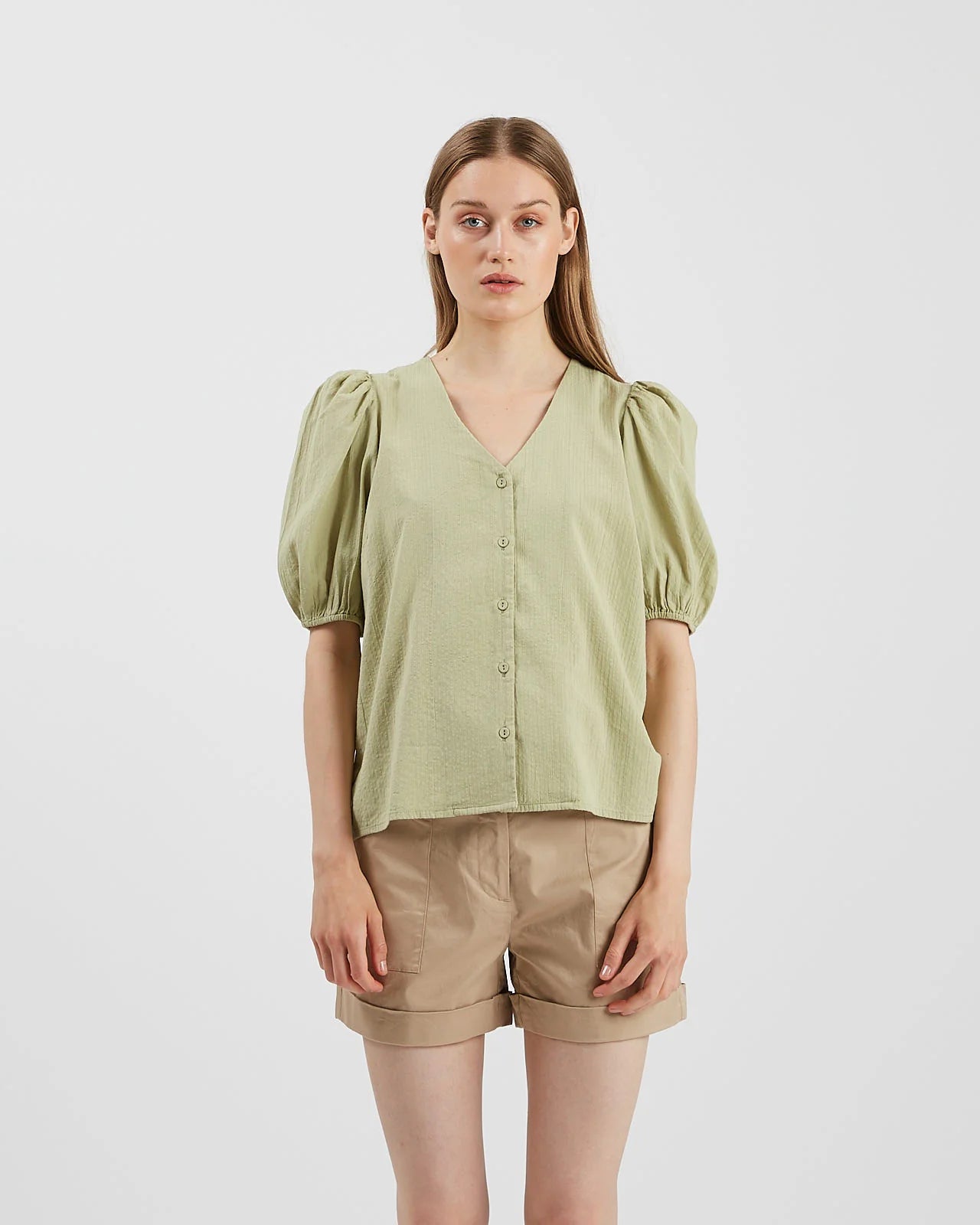 oretta short sleeved shirt 9293 Handmade Hand-knitted Hand-woven
