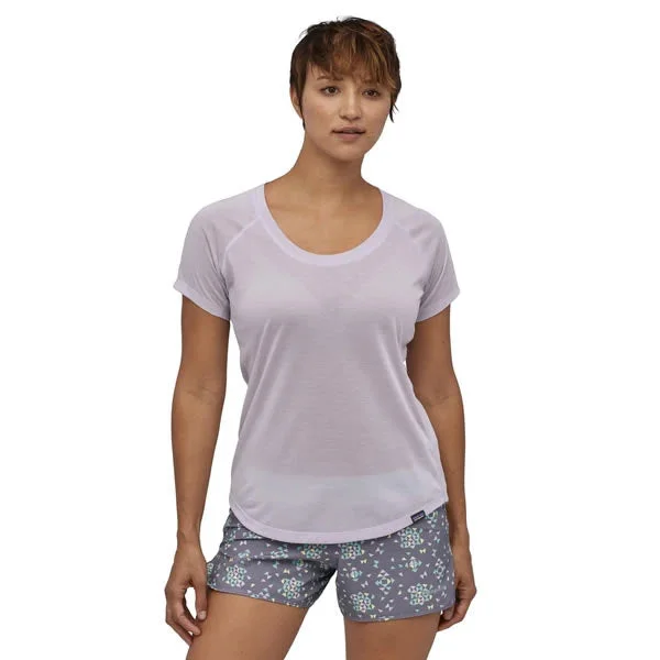 Patagonia Women's Capilene Cool Trail T-Shirt - Lightweight Quick Dry Wicking Shirt Houndstooth Herringbone Solid Patagonia Women's Capilene Cool Trail T-Shirt - Lightweight Quick Dry Wicking Shirt Houndstooth Herringbone Solid