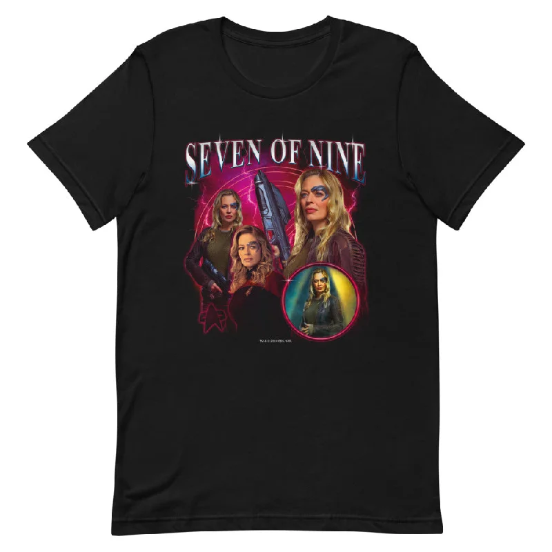 Star Trek: Voyager Seven of Nine Heartthrob Unisex T-Shirt Chenille Fabric Brocade Fabric Lace Fabric