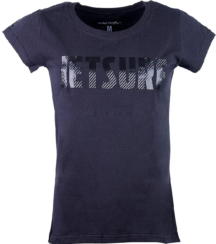T-shirt CARBON JS BLACK W Hooded Caped Shawl Collar