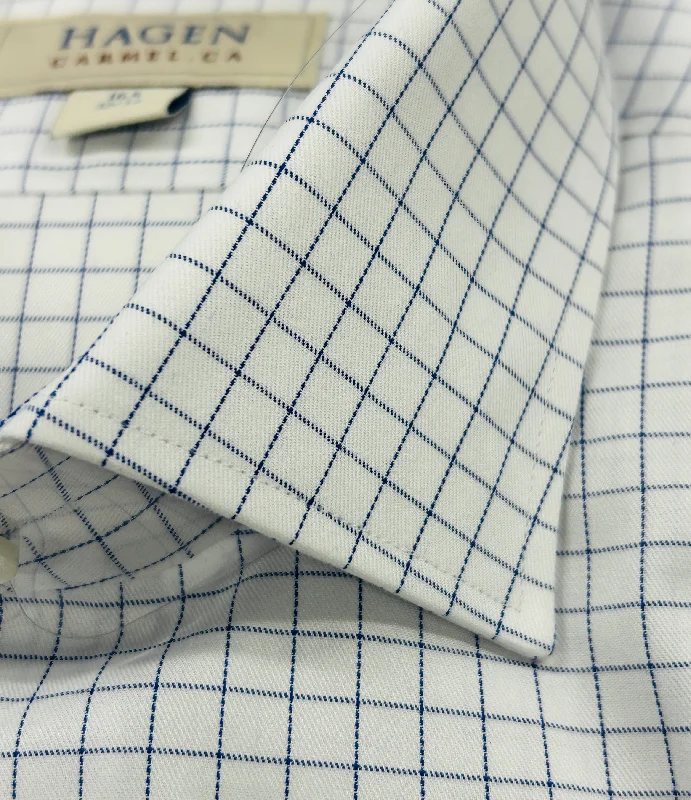 TATTERSALL DRESS SHIRT Polka Dot Checkered Tartan