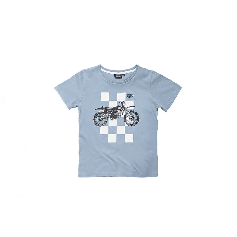 Tee shirt enfant SCRAMBLER | Fuel Motorcycles Houndstooth Herringbone Solid