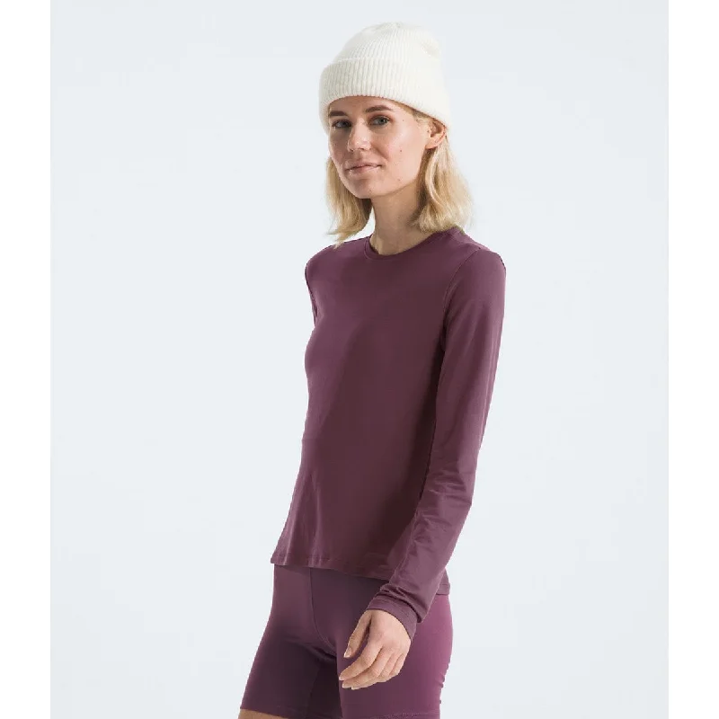 The North Face Women's Dune Sky Long Sleeve Shirt Seamless Knitted Crochet