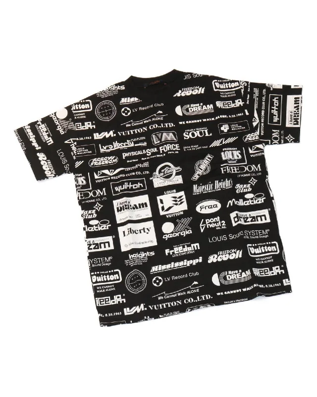 LOUIS VUITTON All Over Logo T-shirt - Fall Winter 2019 Limited Edition Print Jacquard Patchwork LOUIS VUITTON All Over Logo T-shirt - Fall Winter 2019 Limited Edition Print Jacquard Patchwork
