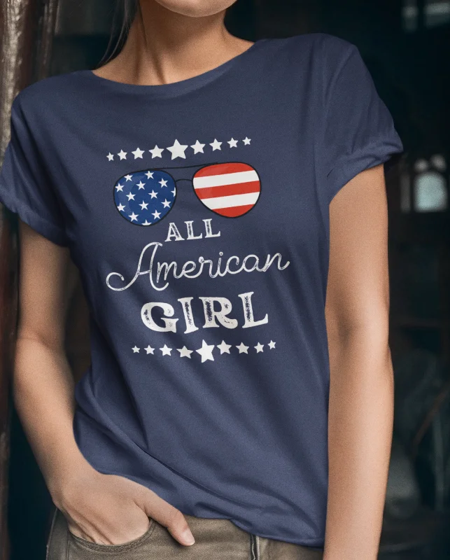 WOMEN'S ALL AMERICAN GIRL SHIRT Wool Fabric Cashmere Fabric Tweed Fabric