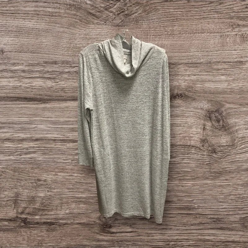 Dress Sweater By Zenergy By Chicos In Grey, Size: Xl