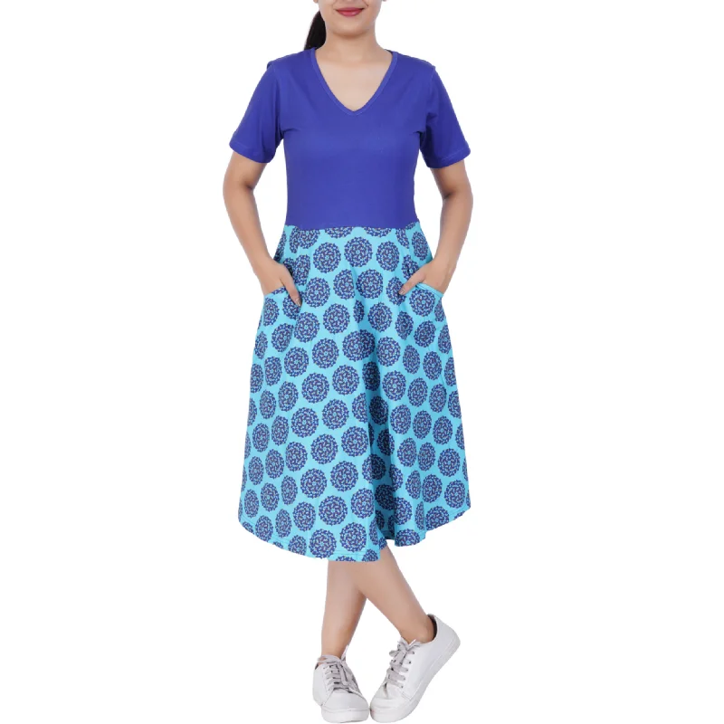 Penrose Tiling Fit & Flare Dress [FINAL SALE]