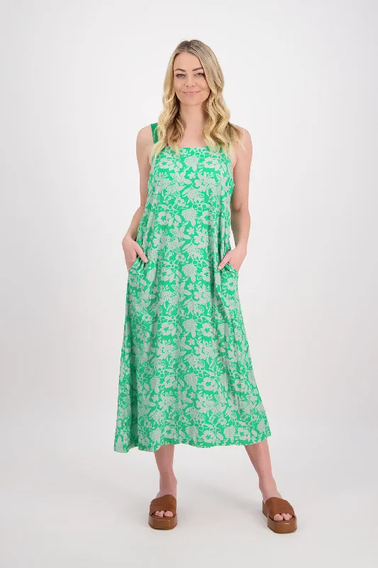 GREY/GREEN FLORAL