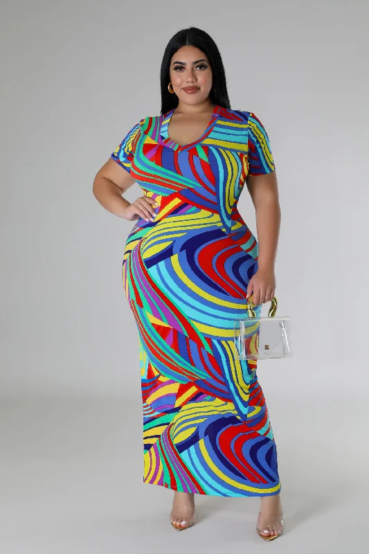 Rainbow Rapture Dress