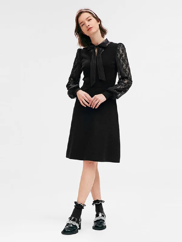 Tencel & Wool Patchwork Dress