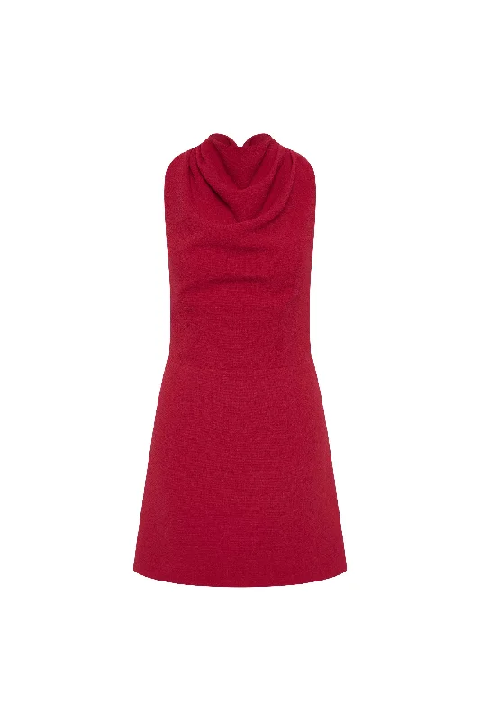 Akari Halter Mini Dress Chic Halter Mini Dress