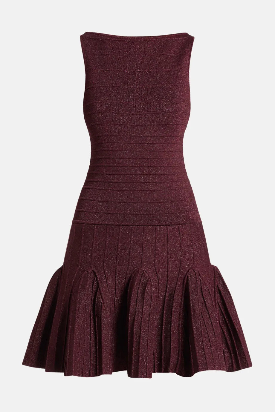 Audrina Knit Mini Dress Casual High-Waist Mini Dress
