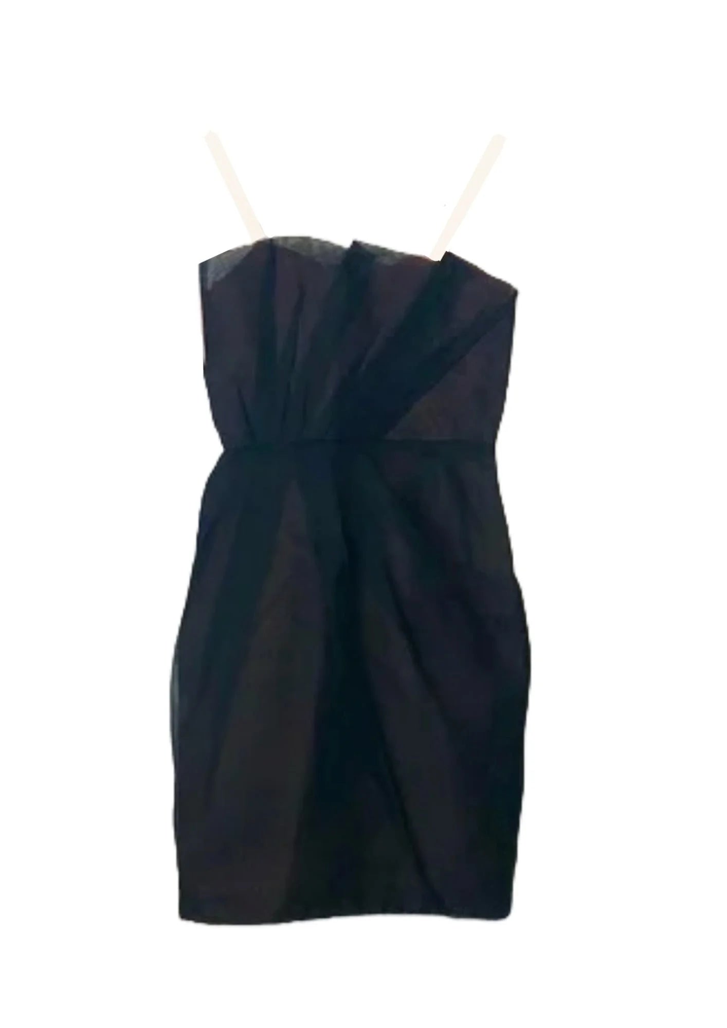 BLACK & PINK COCKTAIL MINI DRESS Comfortable Fit-and-Flare Mini Dress