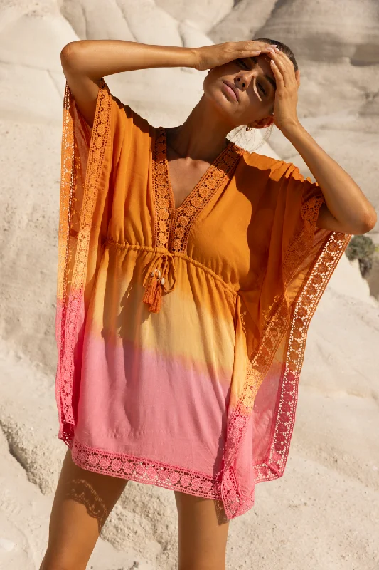 Cove Mini Dress Cozy Wraparound Mini Dress