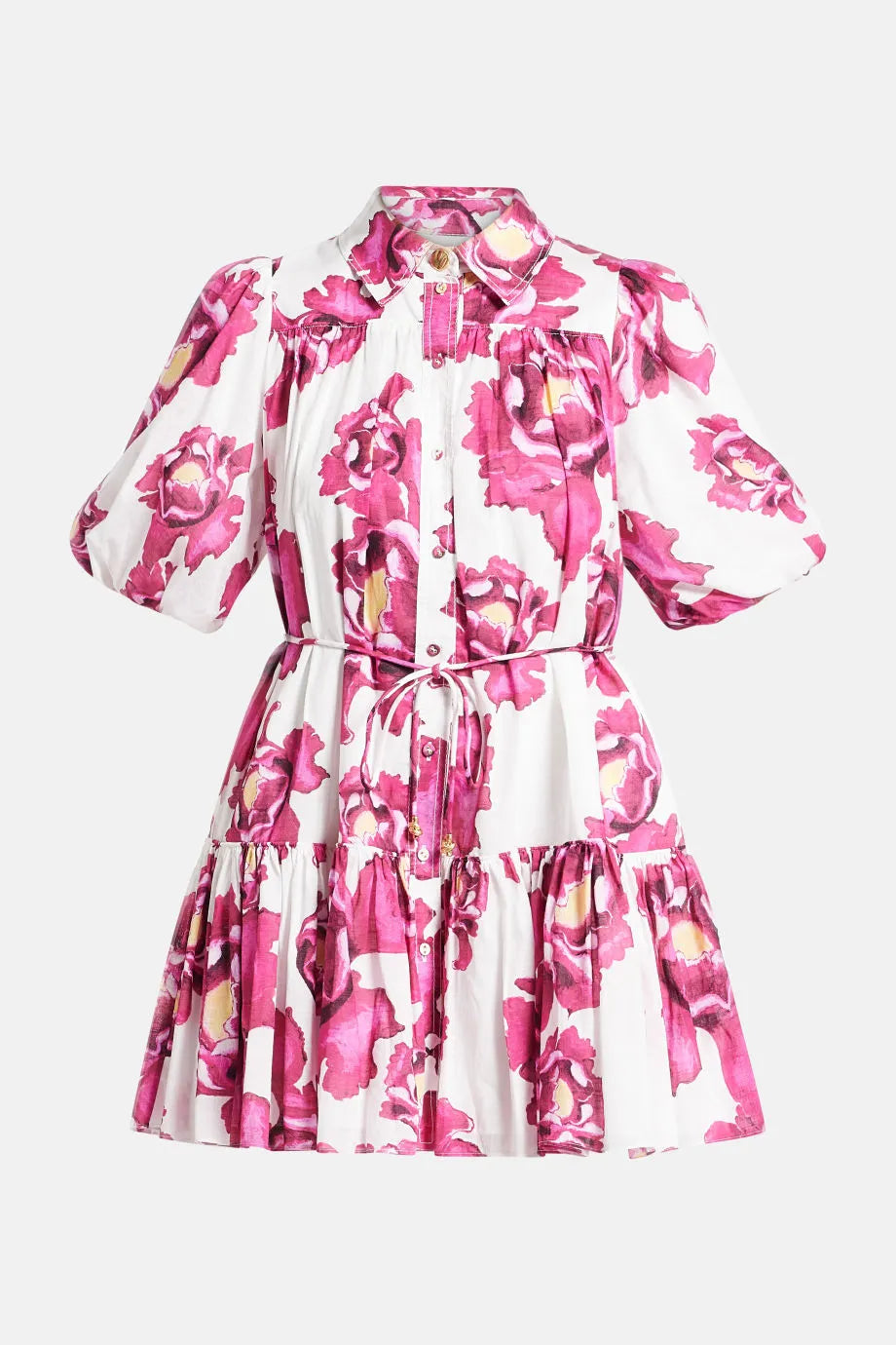 Eliza Smock Mini Dress Casual High-Waist Mini Dress