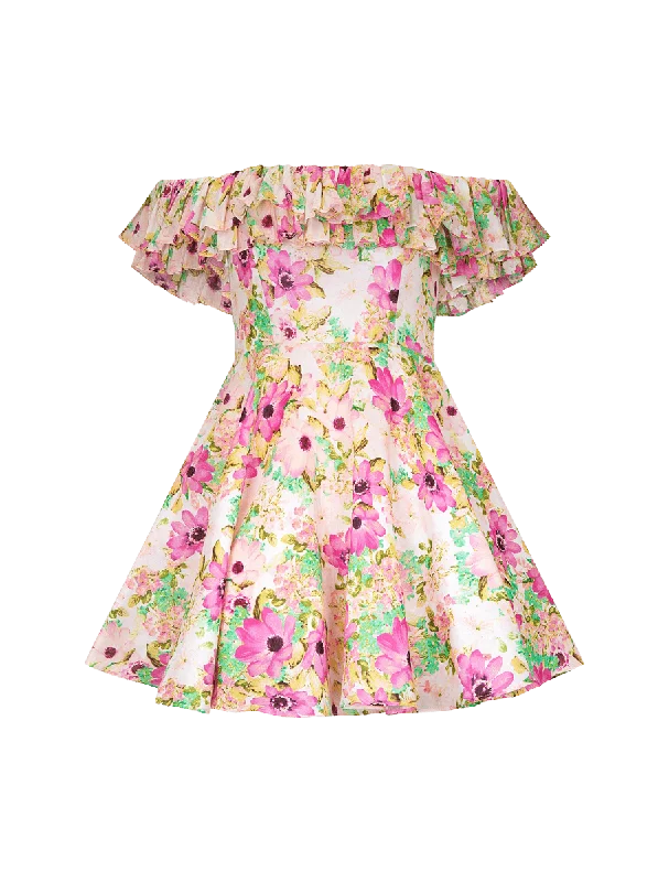 FLORENCE MINI DRESS Trendy Cut-Out Mini Dress