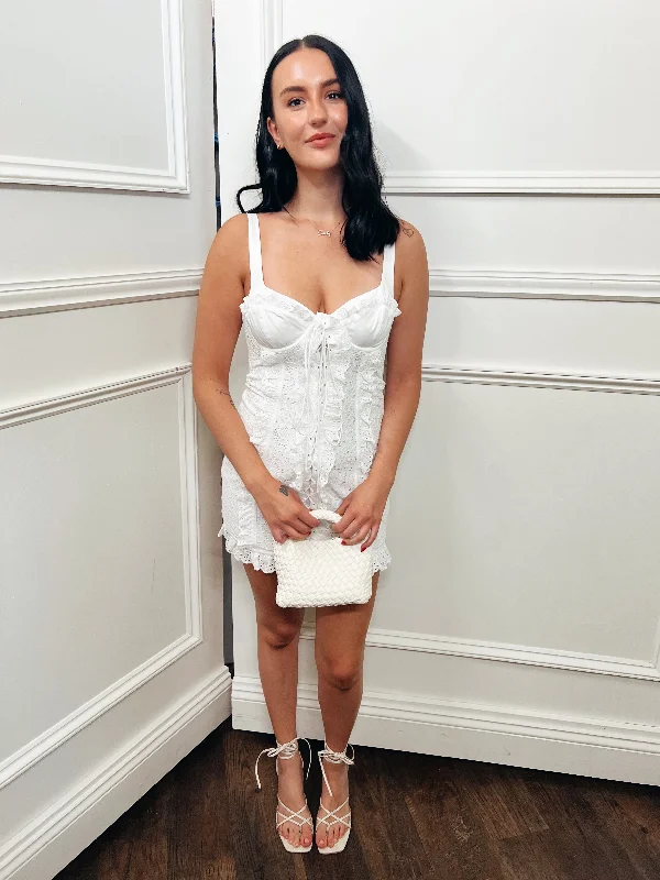 Mandy Mini Dress Fashionable Denim Mini Dress