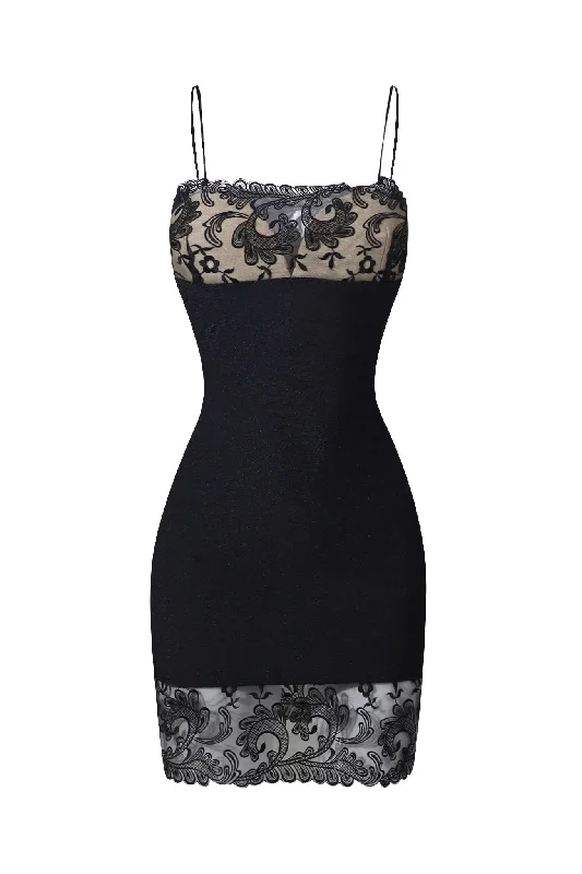 Zara Lace Mini Dress Cozy Sweater Mini Dress
