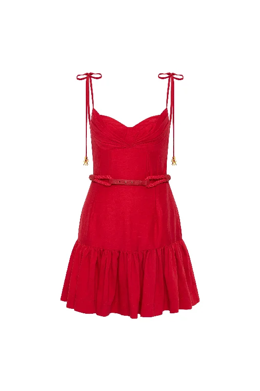 Simona Mini Dress Elegant Tulle Mini Dress