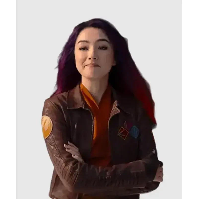 Sabine Wren Ahsoka Brown Jacket Print Jacket Jacquard Jacket Embroidered Jacket
